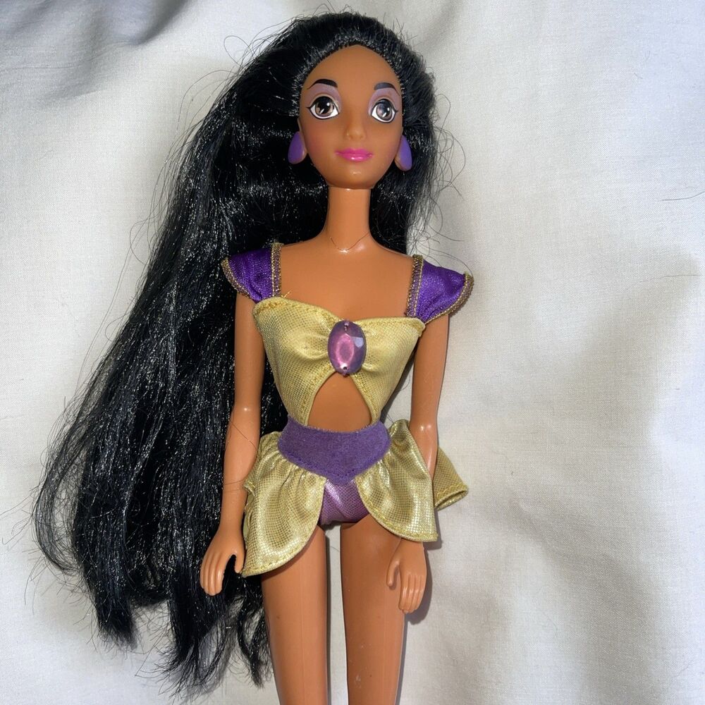 1993 Disneys Aladdin Doll: Mattel Water Jewel Magic Princess Jasmine